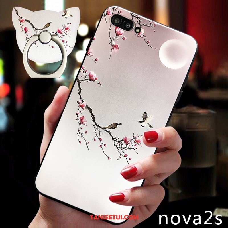 Etui Huawei Nova 2s Miękki Ochraniacz Nubuku, Obudowa Huawei Nova 2s Zakochani Tendencja Kreatywne