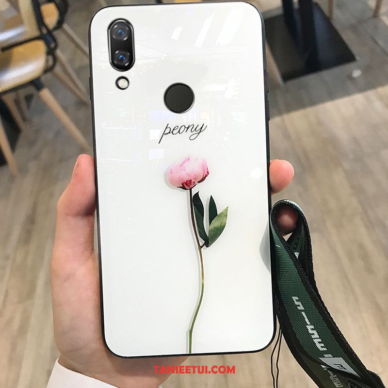 Etui Huawei Nova 3 Czerwony Netto Młodzież Świeży, Obudowa Huawei Nova 3 Mały Osobowość Szkło