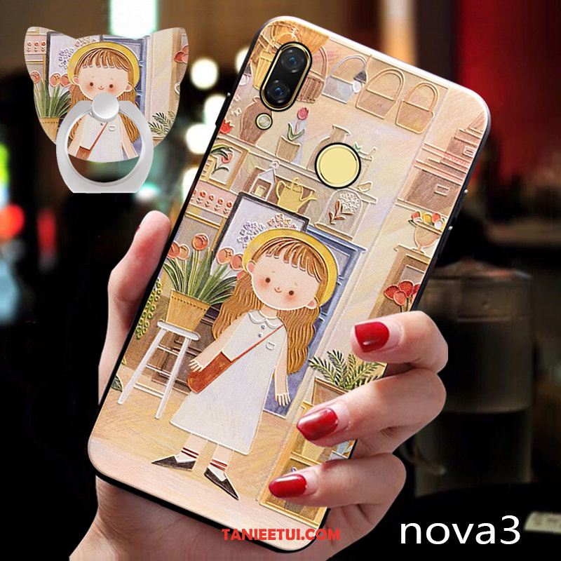 Etui Huawei Nova 3 Klamra All Inclusive Kreatywne, Futerał Huawei Nova 3 Anti-fall Tendencja Telefon Komórkowy