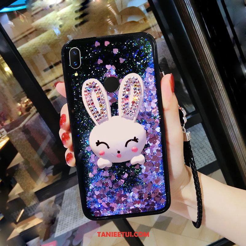 Etui Huawei Nova 3 Purpurowy Ochraniacz Trudno, Pokrowce Huawei Nova 3 Kreskówka Z Kryształkami Quicksand