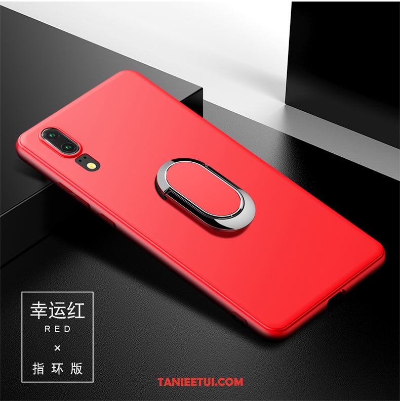 Etui Huawei Nova 3e Telefon Komórkowy Silikonowe Czerwony, Futerał Huawei Nova 3e Tendencja Miękki Anti-fall