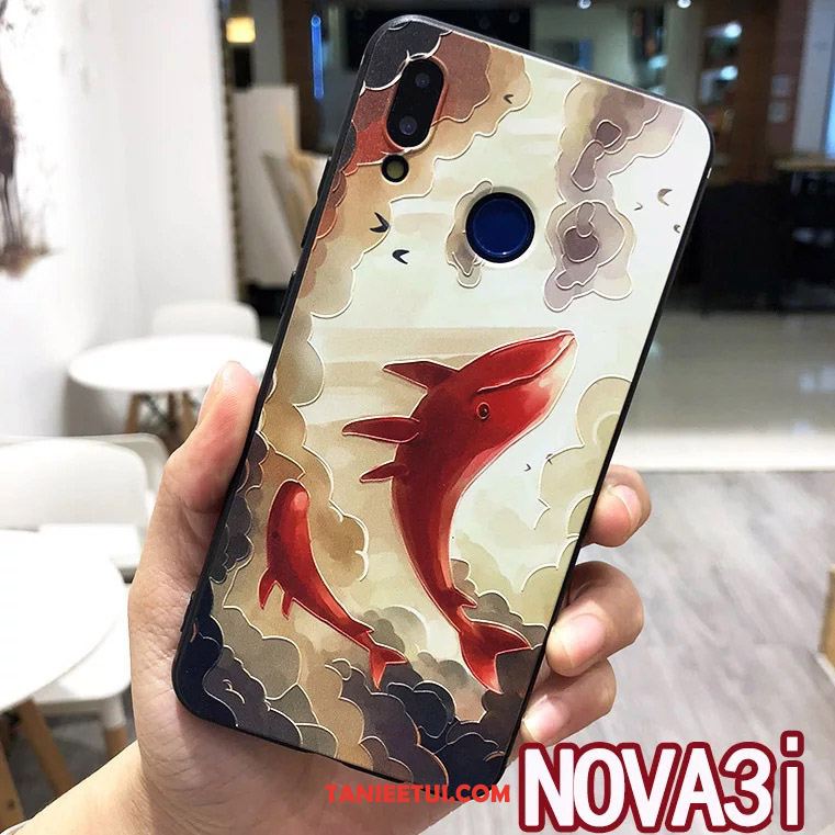 Etui Huawei Nova 3i Zakochani All Inclusive Ochraniacz, Obudowa Huawei Nova 3i Wiszące Ozdoby Ring Tendencja