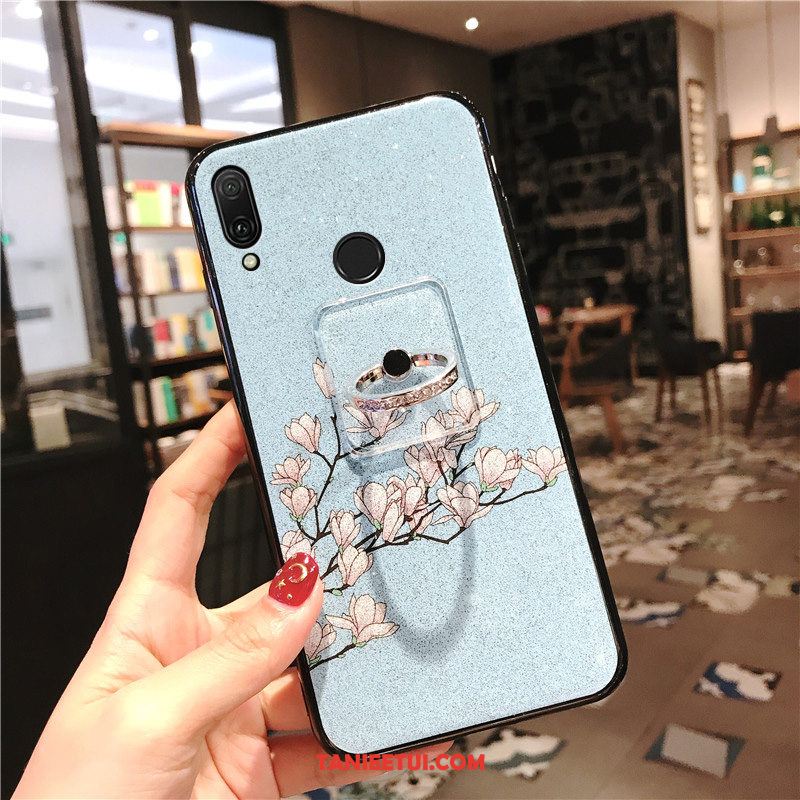 Etui Huawei P Smart Z Modna Marka Wspornik Pu, Obudowa Huawei P Smart Z Czerwony Netto Moda Telefon Komórkowy