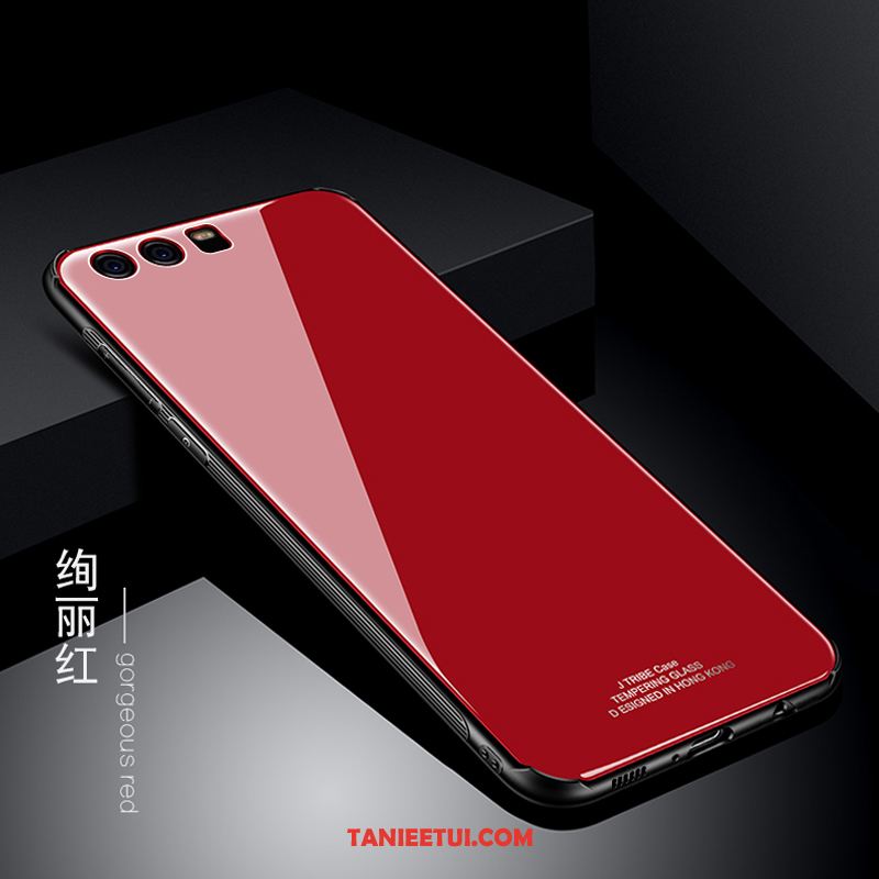 Etui Huawei P10 Czerwony Szkło Jasny, Obudowa Huawei P10 Anti-fall Telefon Komórkowy