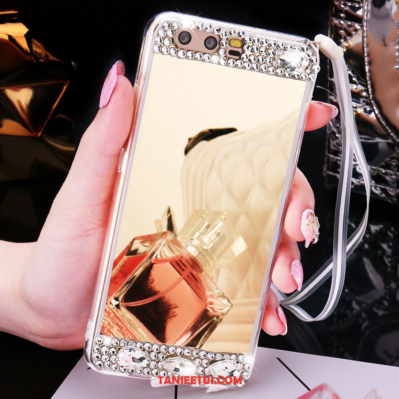 Etui Huawei P10 Lustro Telefon Komórkowy Rhinestone, Futerał Huawei P10 Ochraniacz Champagner Farbe