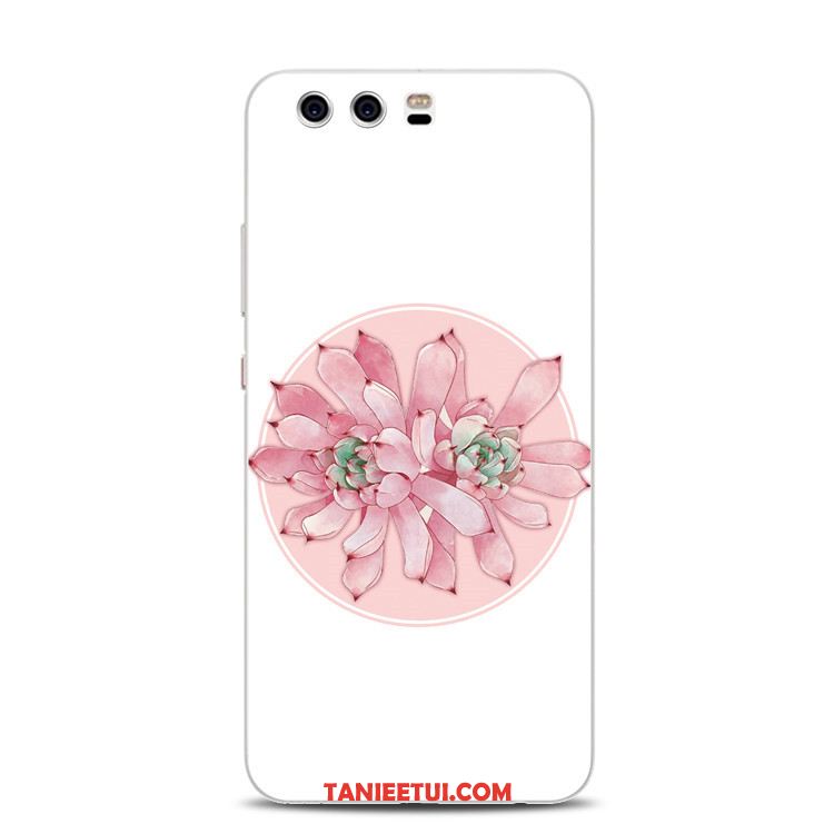 Etui Huawei P10 Plus All Inclusive Kwiaty Brzoskwini Telefon Komórkowy, Pokrowce Huawei P10 Plus Relief Ring Silikonowe