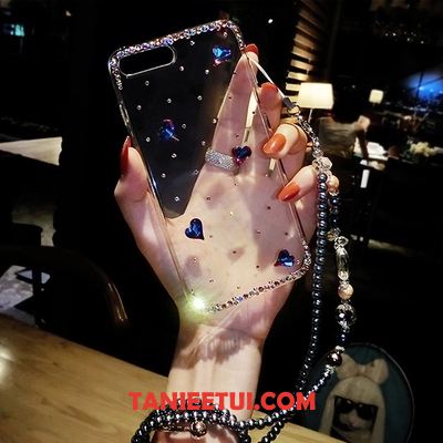 Etui Huawei P10 Plus Telefon Komórkowy Wiszące Ozdoby Przezroczysty, Pokrowce Huawei P10 Plus Rhinestone All Inclusive Miłość