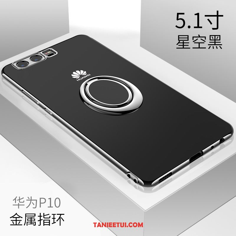 Etui Huawei P10 Ring Tendencja Czarny, Pokrowce Huawei P10 Gwiaździsty Silikonowe Ochraniacz