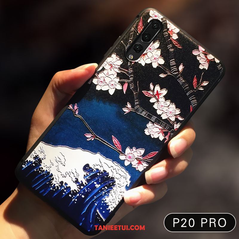 Etui Huawei P20 Pro All Inclusive Silikonowe Kreatywne, Obudowa Huawei P20 Pro Tendencja Miękki Czarny Beige