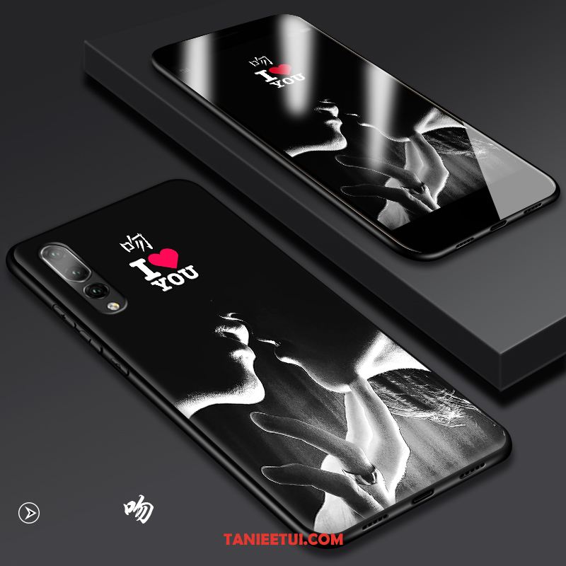 Etui Huawei P20 Pro Anti-fall Miękki Telefon Komórkowy, Obudowa Huawei P20 Pro Czarny Nubuku Ochraniacz