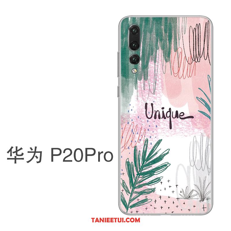 Etui Huawei P20 Pro Silikonowe Anti-fall Wiszące Ozdoby, Futerał Huawei P20 Pro Różowe All Inclusive Sztuka