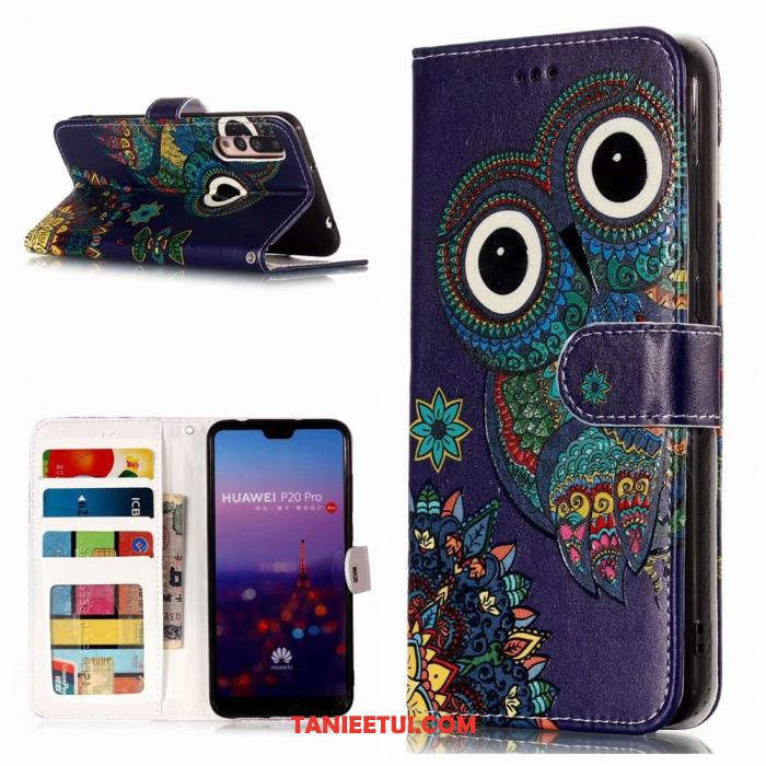 Etui Huawei P20 Pro Skórzany Futerał Miękki All Inclusive, Pokrowce Huawei P20 Pro Anti-fall Klapa Kreskówka