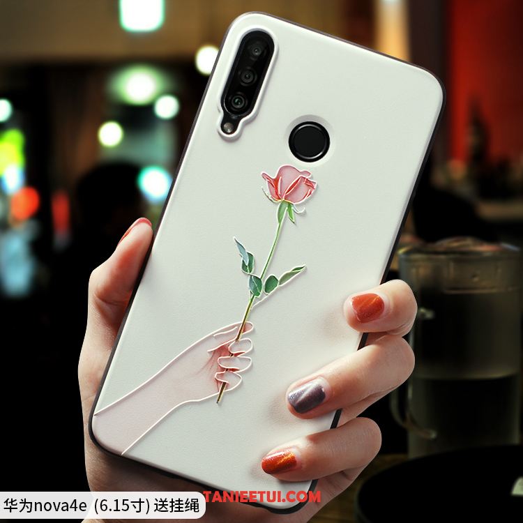 Etui Huawei P30 Lite Osobowość Biały Nowy, Pokrowce Huawei P30 Lite All Inclusive Proste Anti-fall