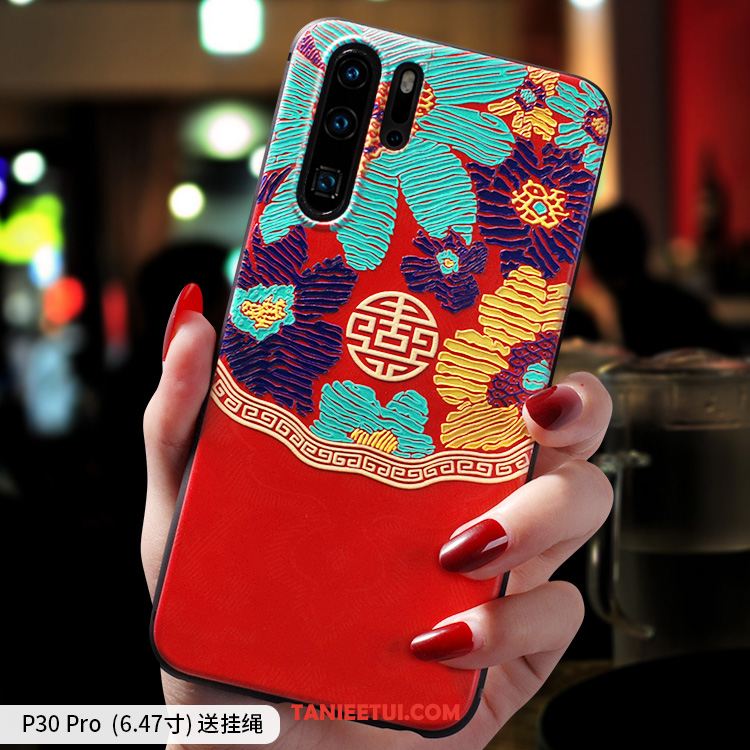 Etui Huawei P30 Pro Chiński Styl Ochraniacz Anti-fall, Futerał Huawei P30 Pro Modna Marka Miękki Wiszące Ozdoby