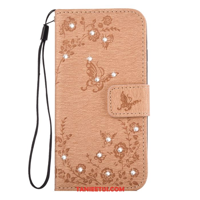 Etui Huawei P8 Lite 2017 Rhinestone Młodzież Ochraniacz, Futerał Huawei P8 Lite 2017 Żółty Telefon Komórkowy Skórzany Futerał Beige