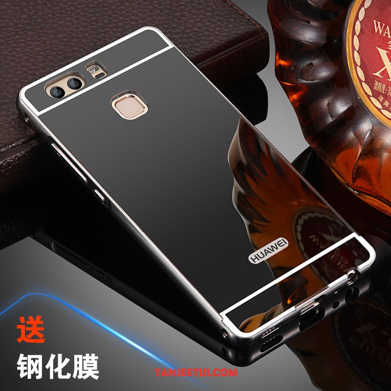 Etui Huawei P9 Plus Metal Telefon Komórkowy Granica, Obudowa Huawei P9 Plus Czarny Anti-fall Ochraniacz