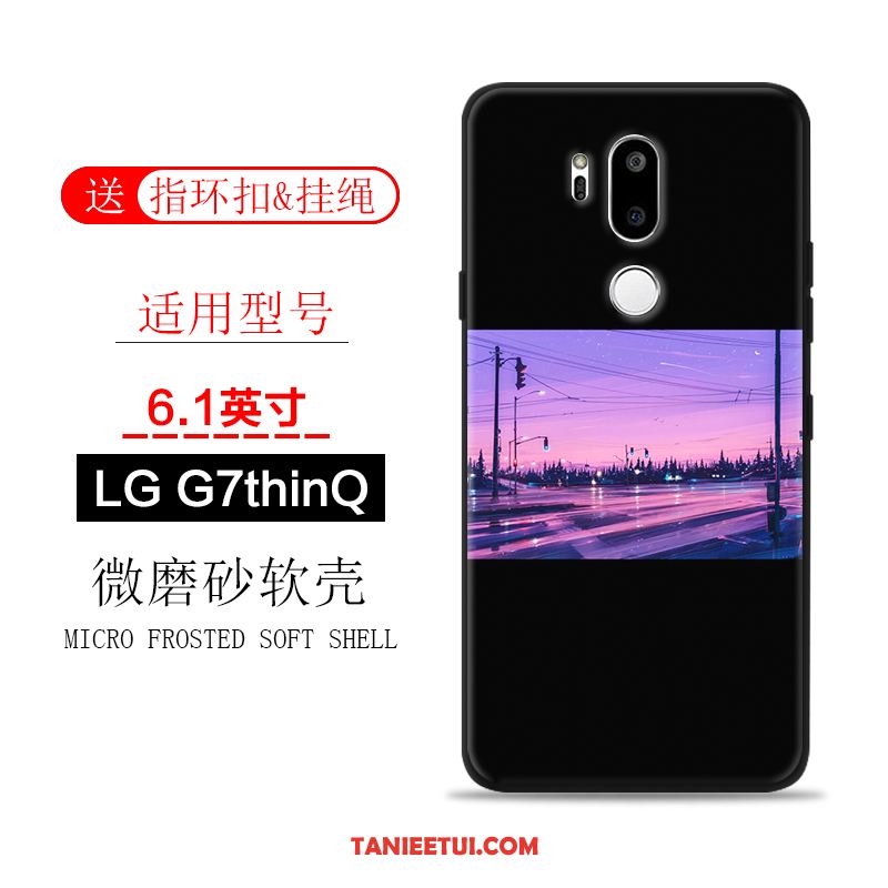 Etui Lg G7 Thinq Purpurowy Ochraniacz Wiatr, Obudowa Lg G7 Thinq All Inclusive Jasny Silikonowe