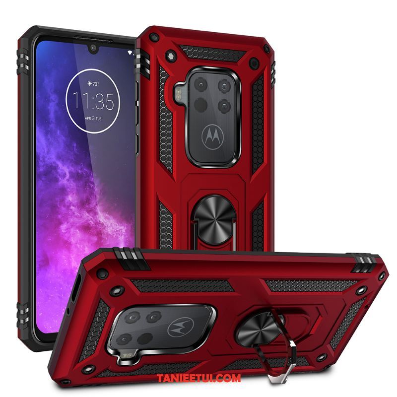 Etui Motorola One Zoom Telefon Komórkowy Na Pokładzie All Inclusive, Obudowa Motorola One Zoom Magnetyzm Anti-fall Wspornik