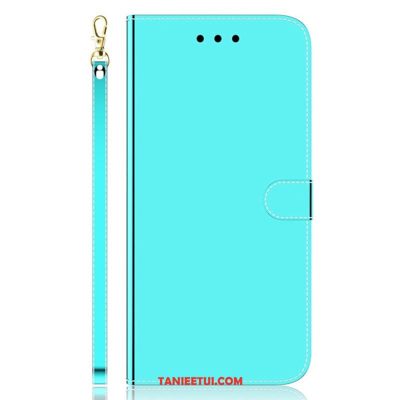 Etui Na Telefon Pokrowce do Samsung Galaxy S23 Ultra 5G Lustro I Smycz