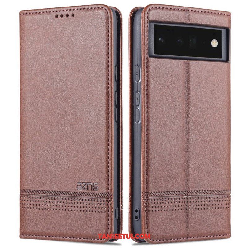 Etui Na Telefon do Google Pixel 6 Etui Folio Stylizacja Skóry Azns