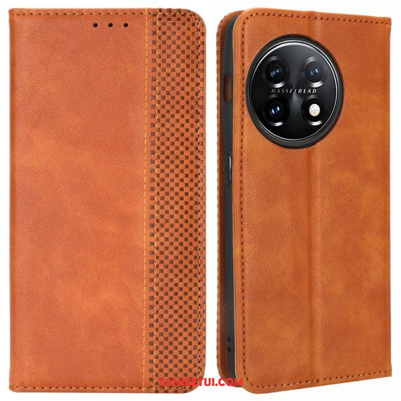 Etui Na Telefon do OnePlus 11 5G Etui Folio Stylizowany Skórzany Styl