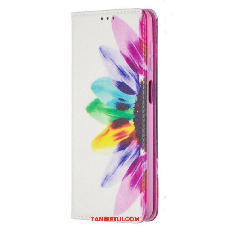 Etui Na Telefon do Samsung Galaxy M12 / A12 Etui Folio Akwarela Kwiat