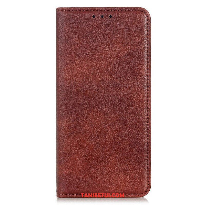 Etui Na Telefon do Samsung Galaxy M33 5G Etui Folio Skóra Dwoinowa Liczi