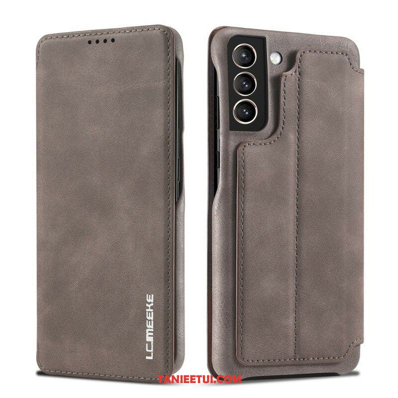 Etui Na Telefon do Samsung Galaxy S21 FE Etui Folio Lc.imeeke Efekt Skóry