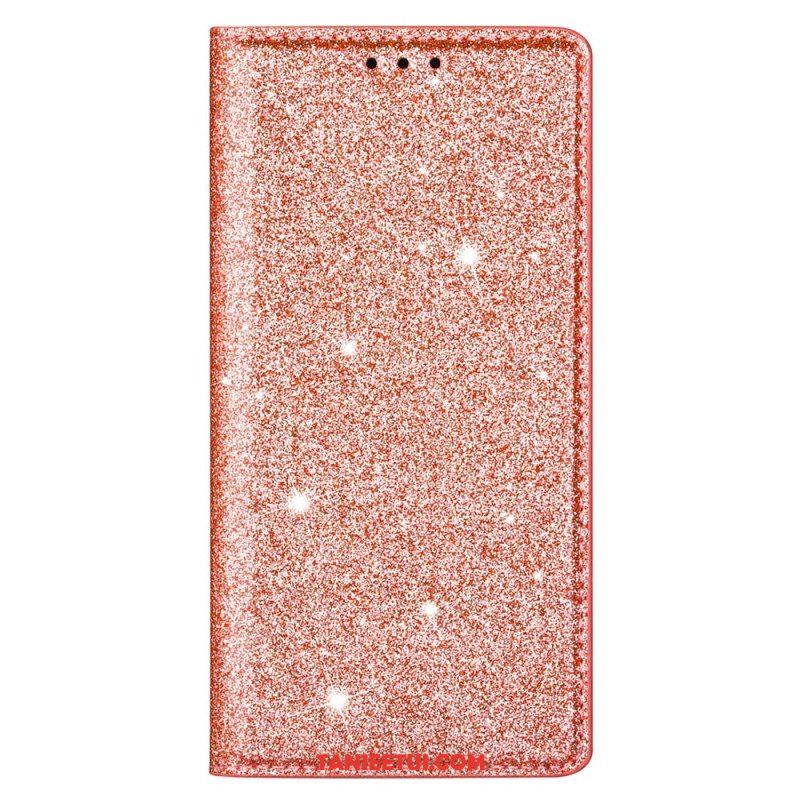 Etui Na Telefon do Samsung Galaxy S22 5G Etui Folio Cekinowy Styl