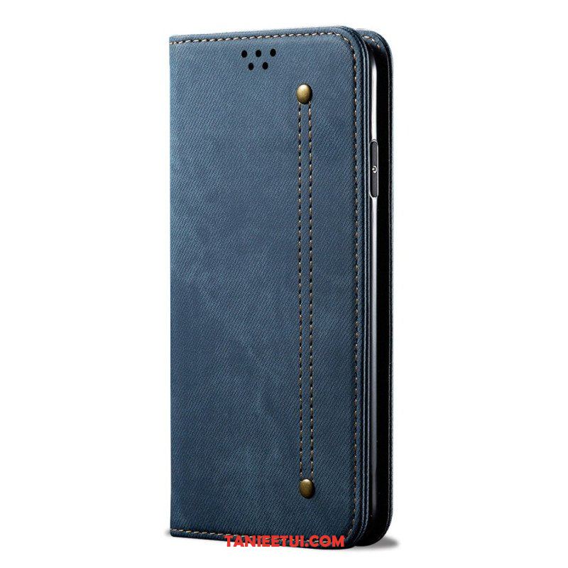 Etui Na Telefon do Xiaomi Redmi Note 12 Pro Plus Etui Folio Tkanina Dżinsowa