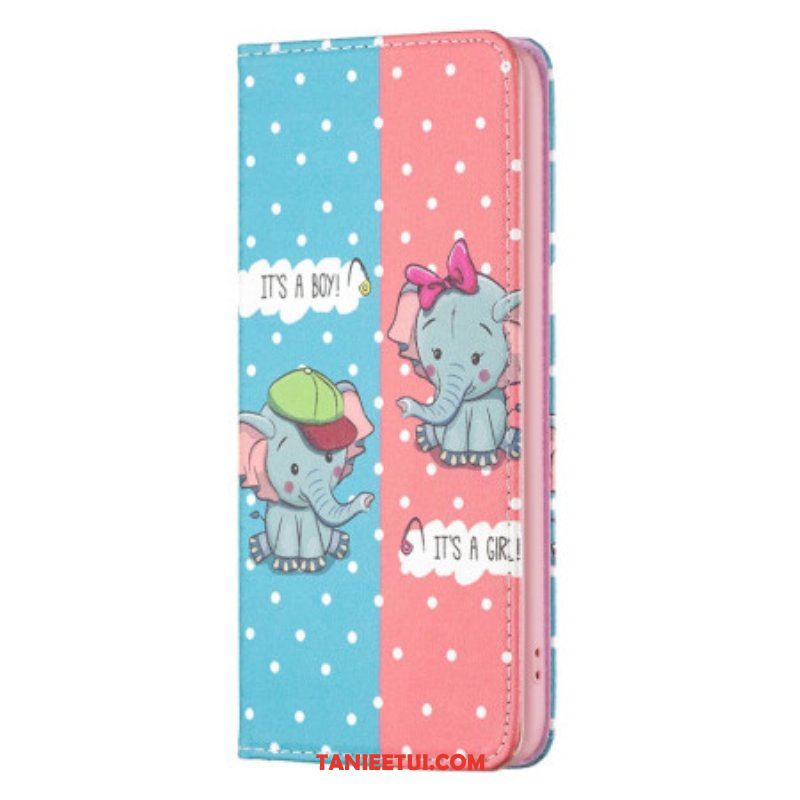 Etui Na Telefon do iPhone 14 Pro Max Etui Folio Słoniątka