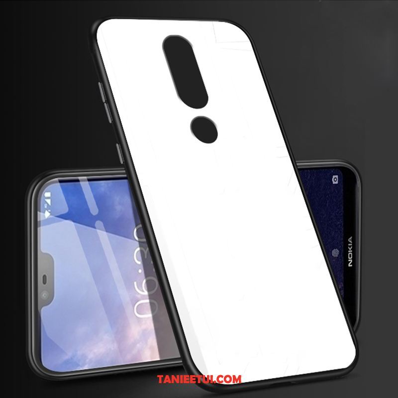 Etui Nokia 6.1 Biały Szkło Moda, Obudowa Nokia 6.1 All Inclusive Ochraniacz Tendencja