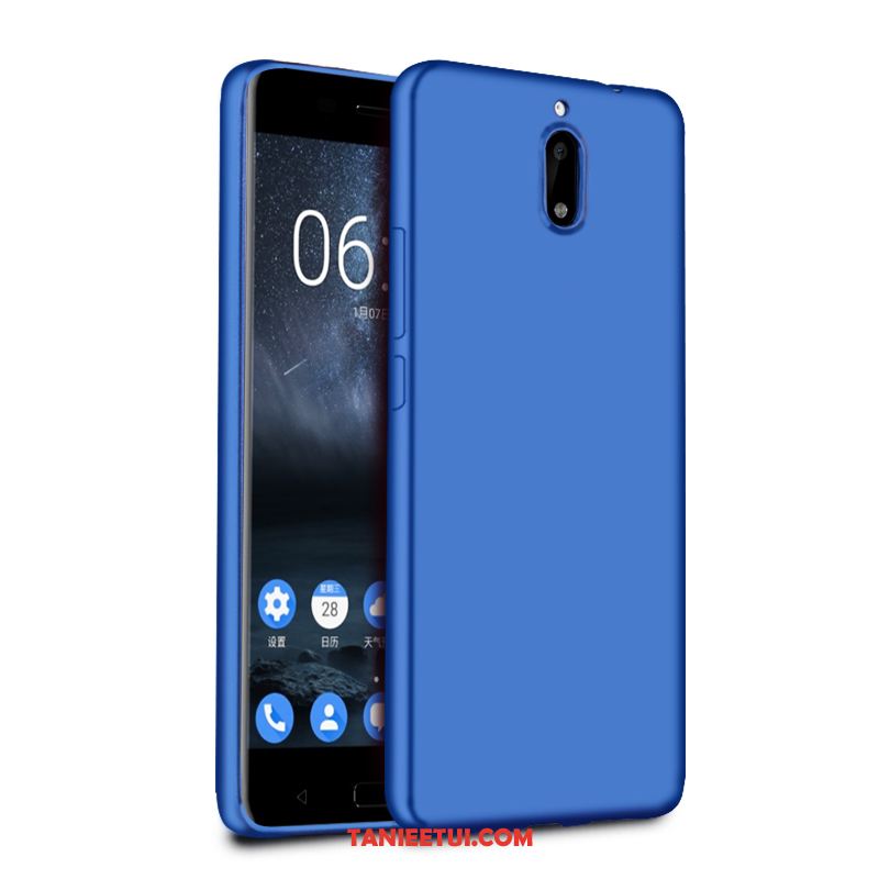 Etui Nokia 6 Silikonowe Niebieski Miękki, Obudowa Nokia 6 Ochraniacz All Inclusive Telefon Komórkowy