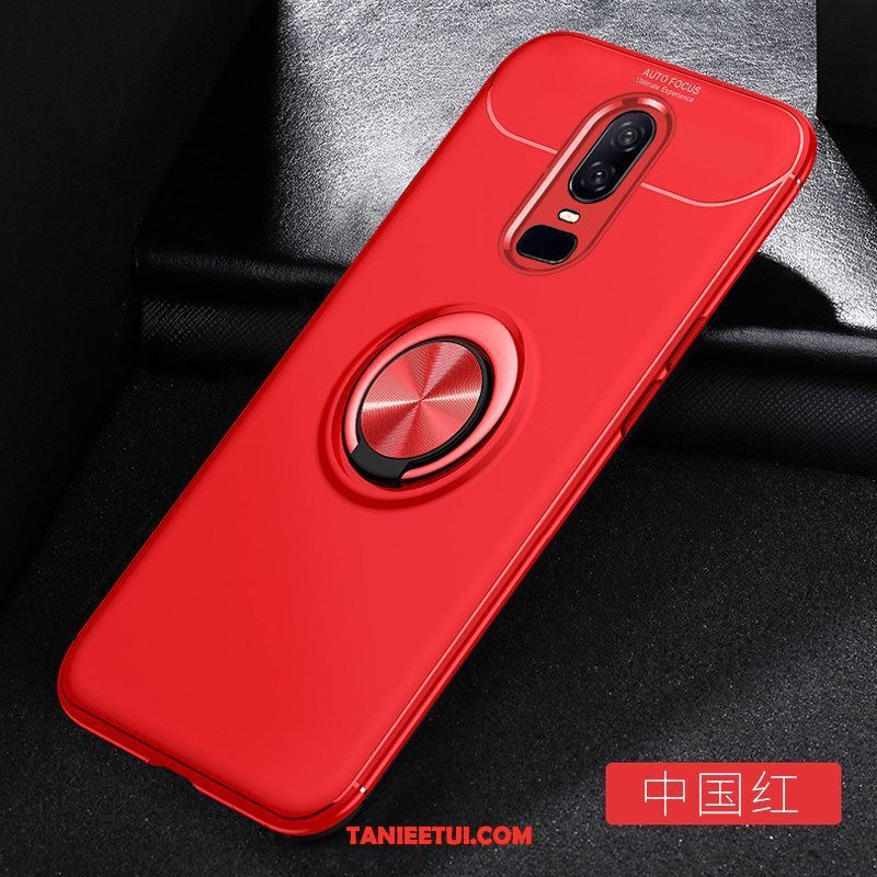 Etui Oneplus 6 All Inclusive Tylna Pokrywa Czerwony, Pokrowce Oneplus 6 Cienkie Modna Marka Anti-fall