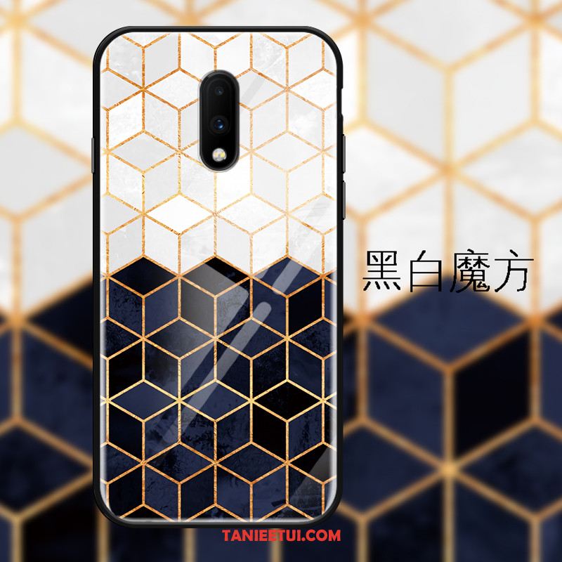 Etui Oneplus 7 Gradient Ochraniacz Czarny, Obudowa Oneplus 7 Anti-fall Szkło Kreatywne