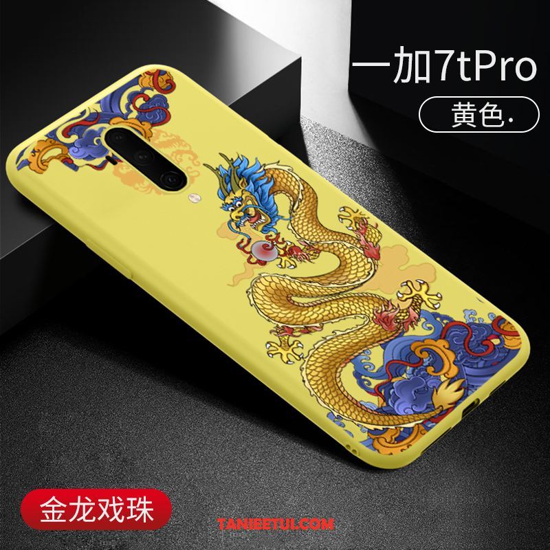 Etui Oneplus 7t Pro Vintage Rat Skóra, Obudowa Oneplus 7t Pro Ochraniacz Osobowość Modna Marka