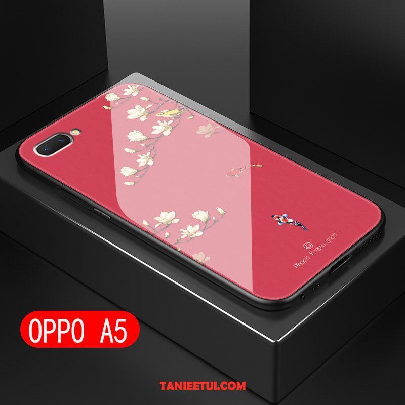 Etui Oppo A5 All Inclusive Proszek Czerwony, Obudowa Oppo A5 Silikonowe Ochraniacz Telefon Komórkowy