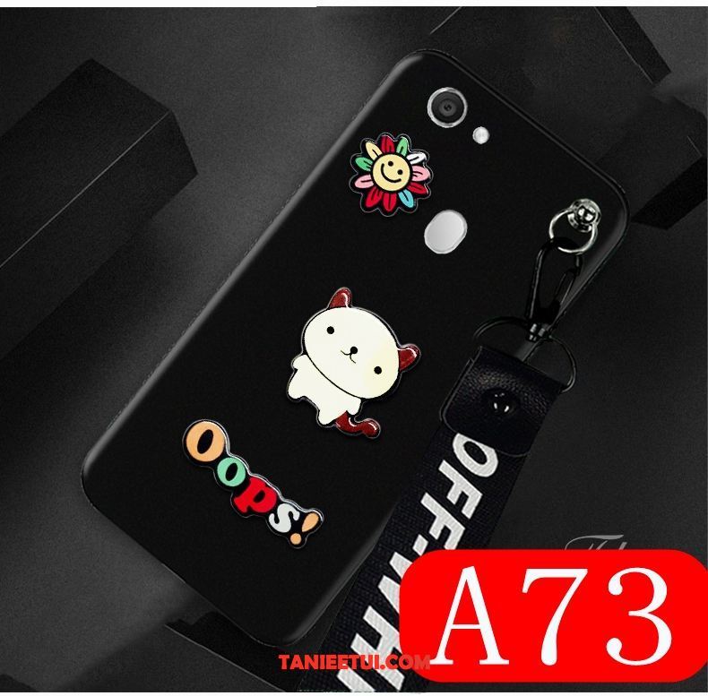 Etui Oppo A73 Piękny Tendencja All Inclusive, Futerał Oppo A73 Czarny Telefon Komórkowy Nubuku