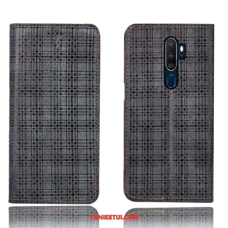 Etui Oppo A9 2020 All Inclusive Wzór Anti-fall, Obudowa Oppo A9 2020 Telefon Komórkowy Krata Aksamit