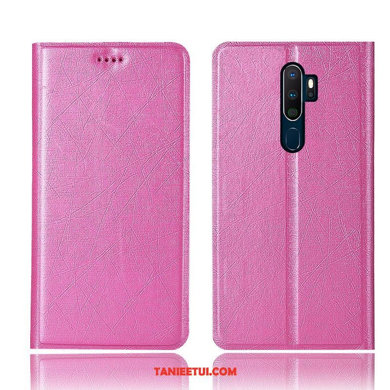 Etui Oppo A9 2020 Jedwab Różowy All Inclusive, Pokrowce Oppo A9 2020 Ochraniacz Anti-fall Czerwony