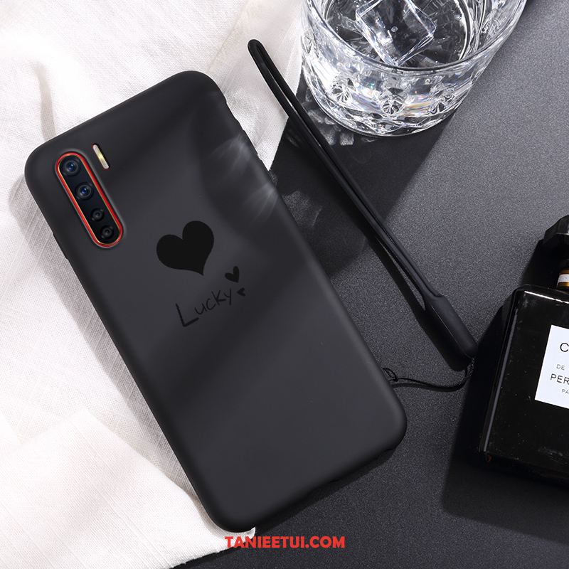 Etui Oppo A91 Telefon Komórkowy Kreatywne Silikonowe, Futerał Oppo A91 Czarny Osobowość Czerwony Netto