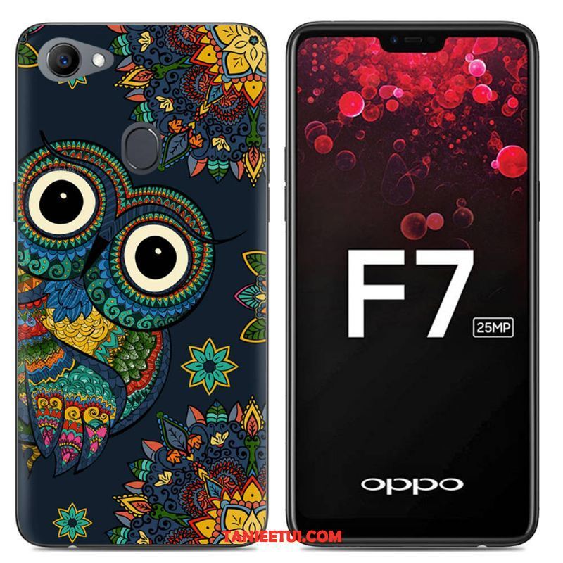 Etui Oppo F7 Kreatywne Czarny Anti-fall, Pokrowce Oppo F7 Miękki Proste Ochraniacz