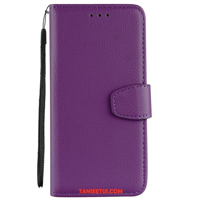 Etui Oppo F7 Youth Skórzany Futerał Miękki Purpurowy, Futerał Oppo F7 Youth Silikonowe Telefon Komórkowy All Inclusive