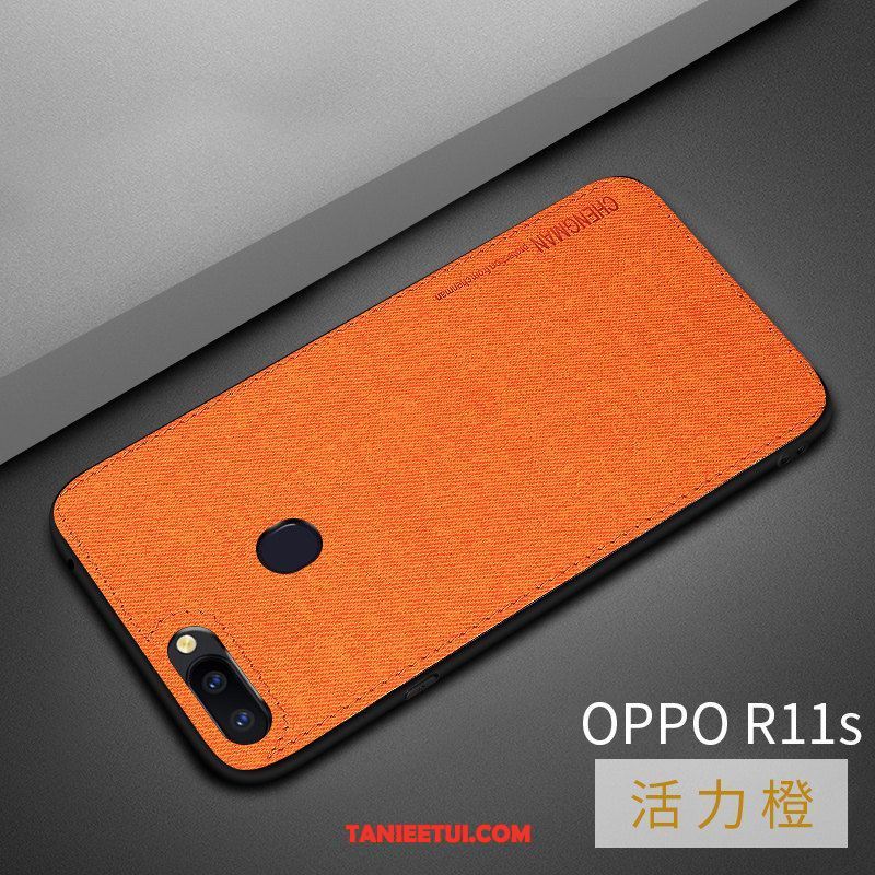 Etui Oppo R11s Anti-fall Żółty Silikonowe, Futerał Oppo R11s Ochraniacz Wzór Magnetyzm