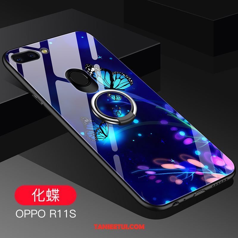 Etui Oppo R11s Ochraniacz Telefon Komórkowy Ciemno Niebieski, Obudowa Oppo R11s Silikonowe Szkło Miękki