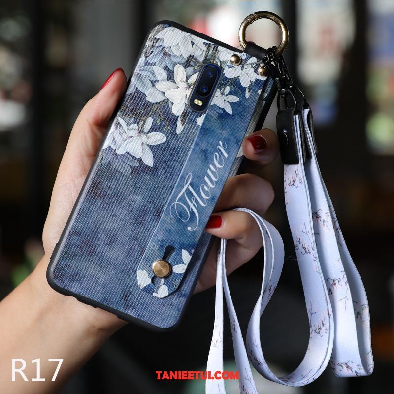 Etui Oppo R17 Ochraniacz Niebieski Anti-fall, Futerał Oppo R17 Gwiazda Miękki Telefon Komórkowy