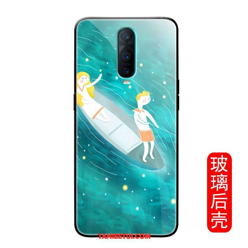 Etui Oppo R17 Pro Lustro Telefon Komórkowy Osobowość, Futerał Oppo R17 Pro Nostalgia Czerwony Netto Niebieski