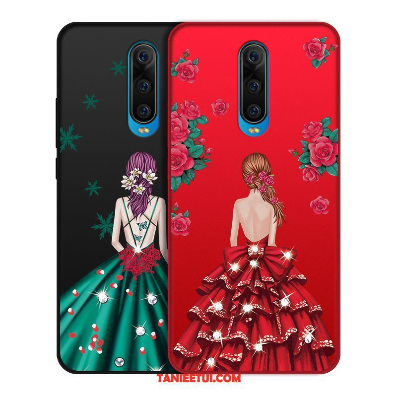 Etui Oppo R17 Pro Miękki Telefon Komórkowy Ochraniacz, Pokrowce Oppo R17 Pro All Inclusive Czerwony Anti-fall