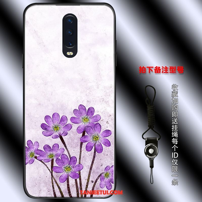 Etui Oppo R17 Pro Purpurowy Kreatywne Zakochani, Pokrowce Oppo R17 Pro Czerwony Netto Anti-fall Telefon Komórkowy