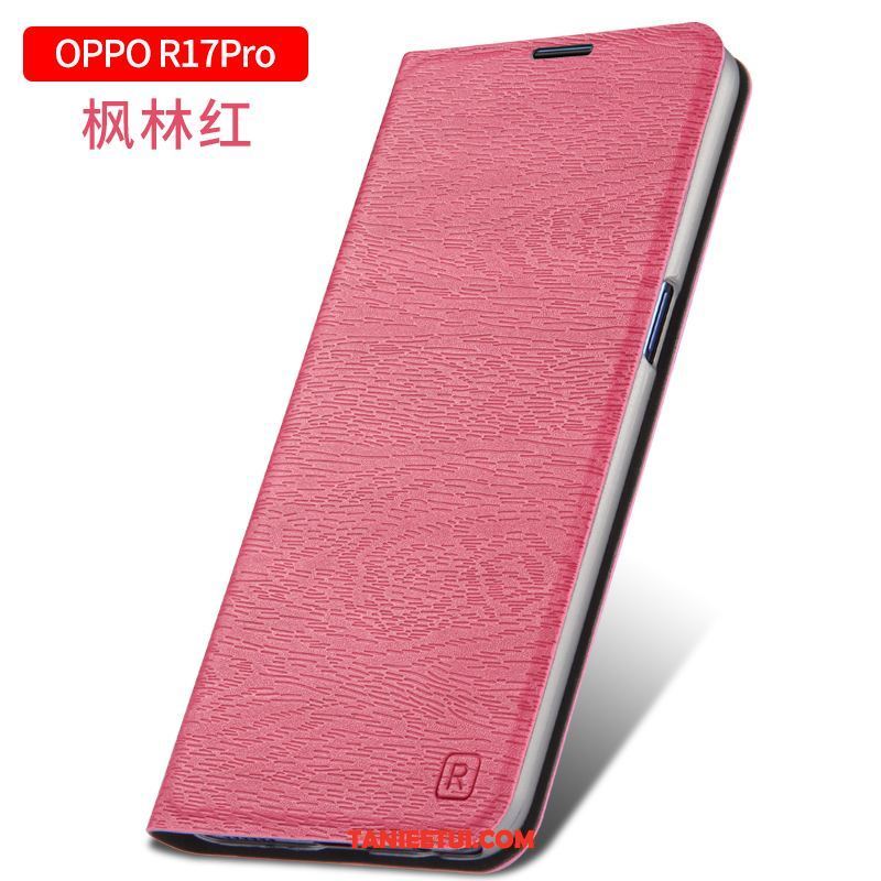 Etui Oppo R17 Pro Telefon Komórkowy All Inclusive Anti-fall, Futerał Oppo R17 Pro Klapa Nowy Różowe